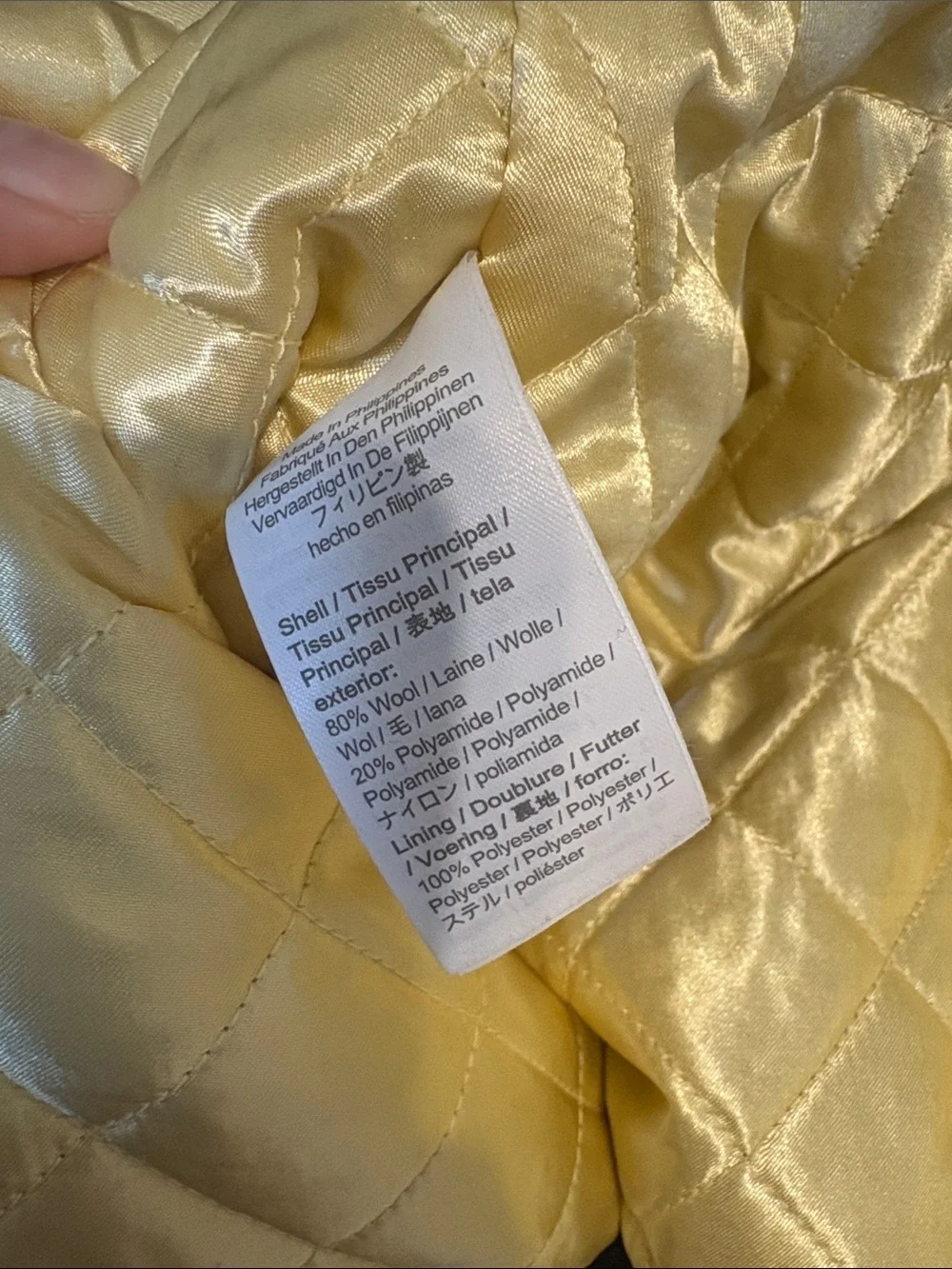J. Crew Navy Summit parka in Italian stadium-cloth wool